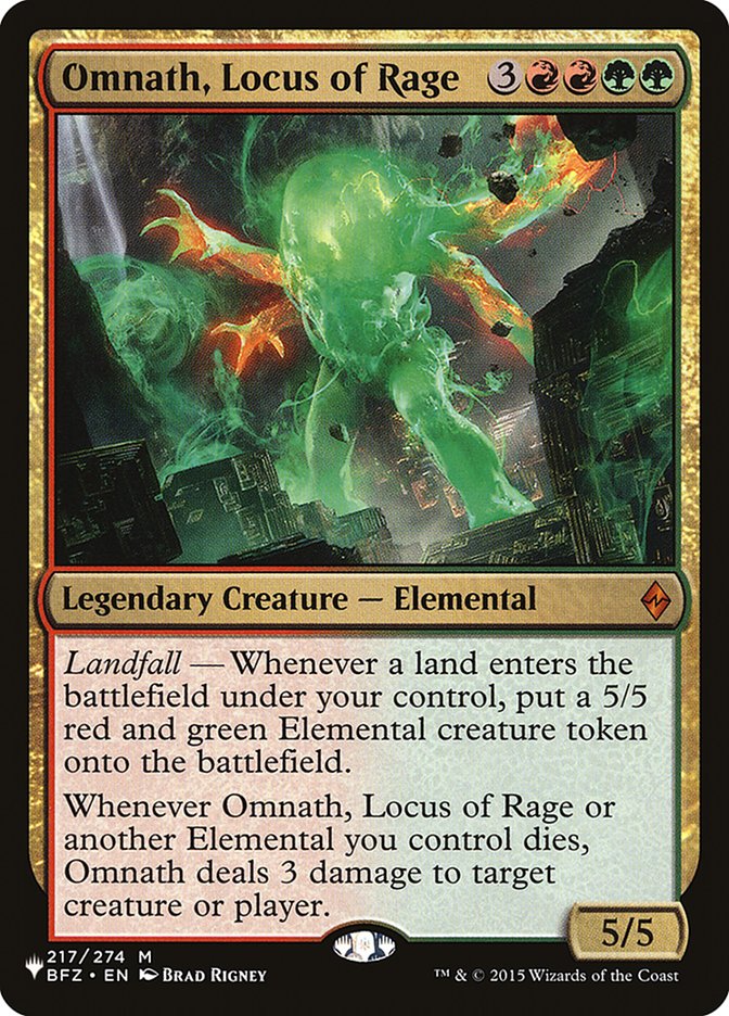 Omnath, Locus of Rage [The List] | Cracking-Singles