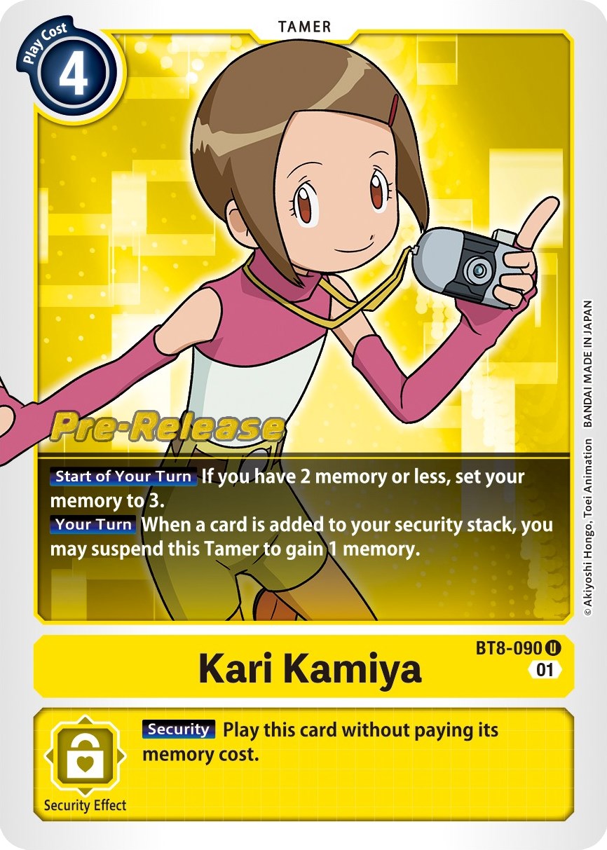 Kari Kamiya [BT8-090] [New Awakening Pre-Release Cards] | Cracking-Singles