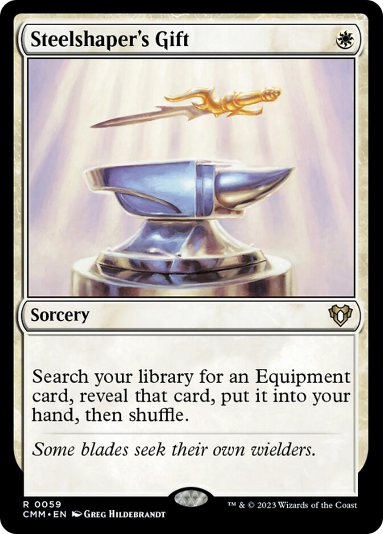 Steelshaper's Gift [Commander Masters] | Cracking-Singles