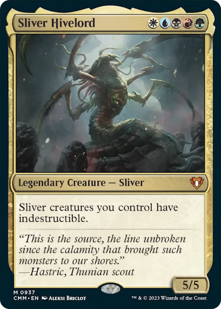 Sliver Hivelord [Commander Masters] | Cracking-Singles