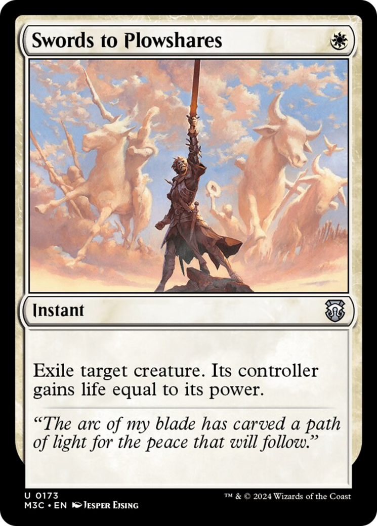 Swords to Plowshares (Ripple Foil) [Modern Horizons 3 Commander] | Cracking-Singles