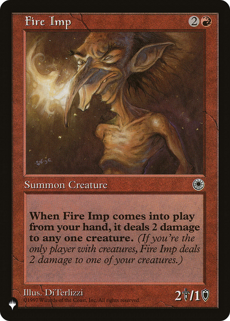 Fire Imp [The List Reprints] | Cracking-Singles