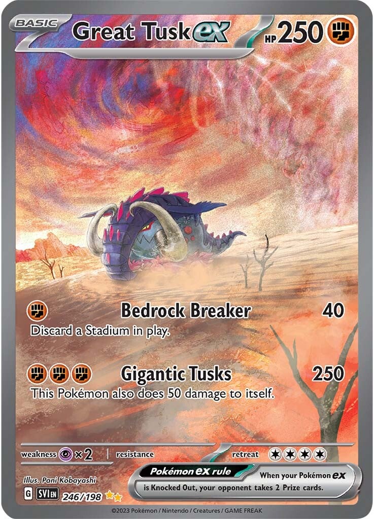 Great Tusk ex (246/198) [Scarlet & Violet: Base Set] | Cracking-Singles