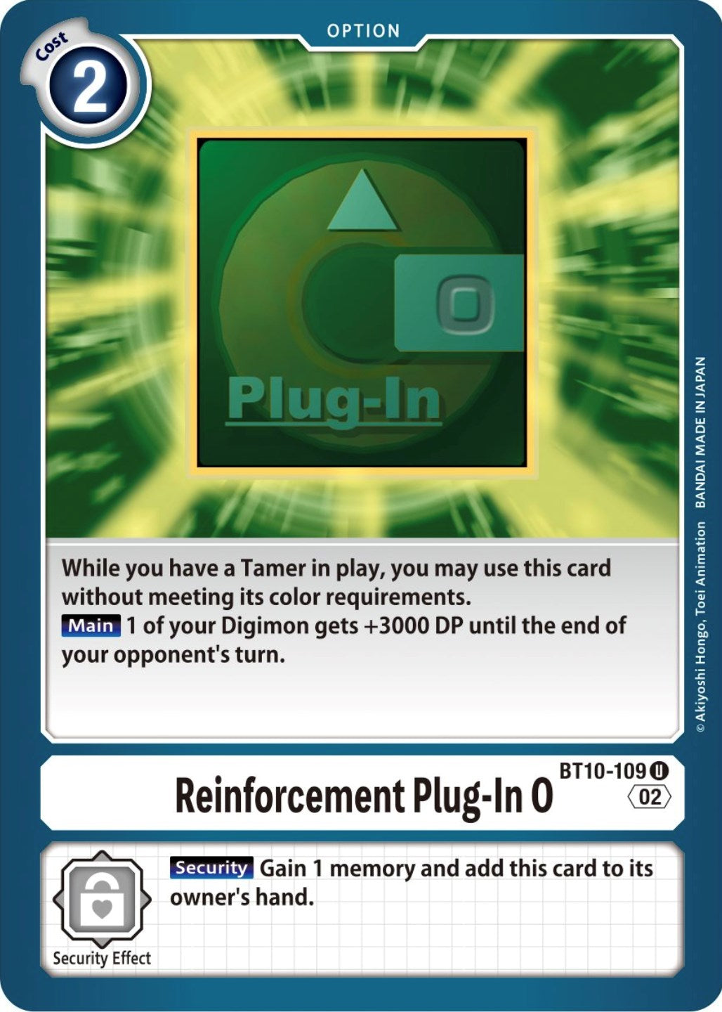 Reinforcement Plug-In 0 [BT10-109] [Xros Encounter] | Cracking-Singles