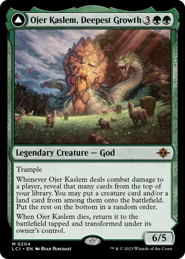 Ojer Kaslem, Deepest Growth // Temple of Cultivation [The Lost Caverns of Ixalan] | Cracking-Singles