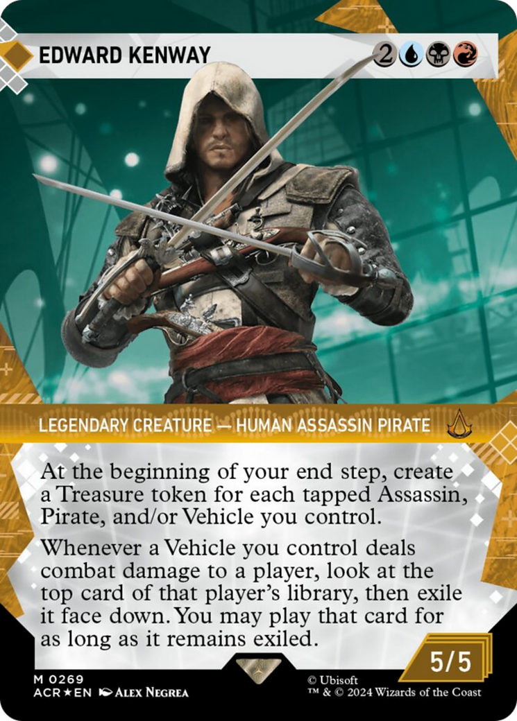 Edward Kenway (Showcase) (Textured Foil) [Assassin's Creed] | Cracking-Singles