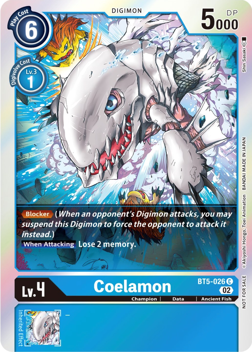 Coelamon [BT5-026] (Official Tournament Pack Vol. 7) [Battle of Omni Promos] | Cracking-Singles