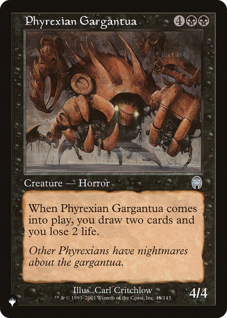 Phyrexian Gargantua [The List] | Cracking-Singles