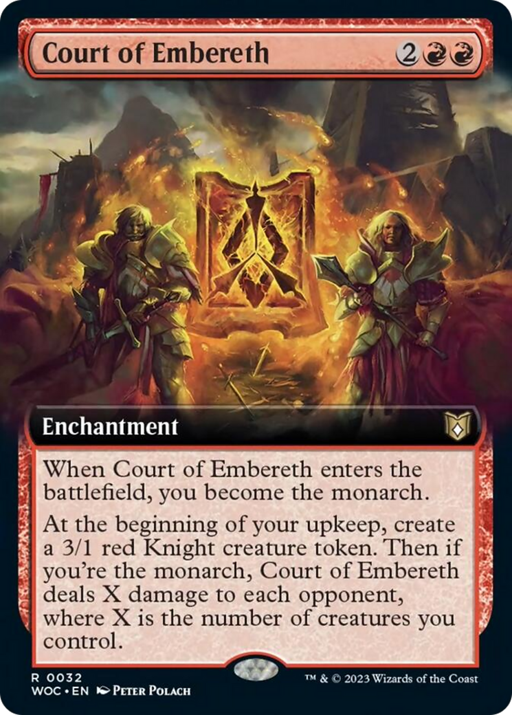 Court of Embereth (Extended Art) [Wilds of Eldraine Commander] | Cracking-Singles