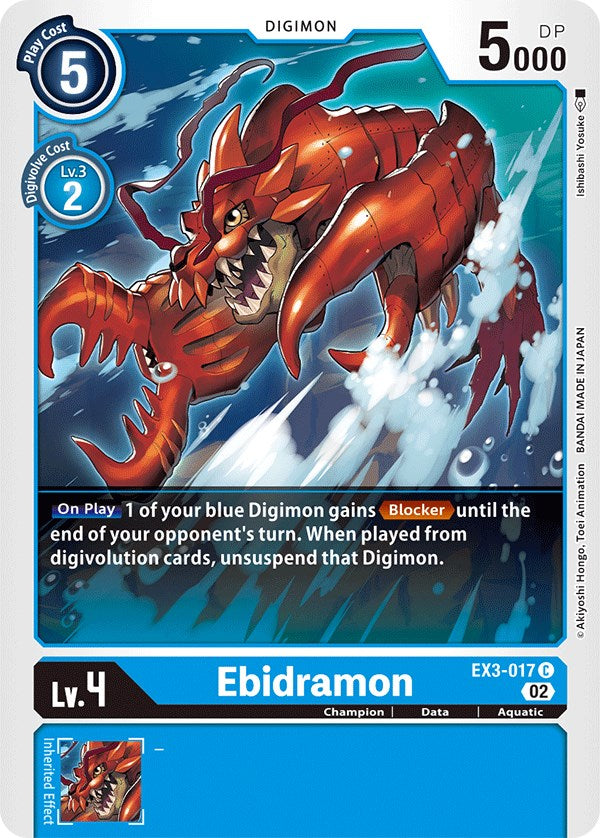 Ebidramon [EX3-017] [Draconic Roar] | Cracking-Singles