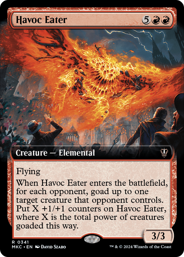 Havoc Eater (Extended Art) [Murders at Karlov Manor Commander] | Cracking-Singles