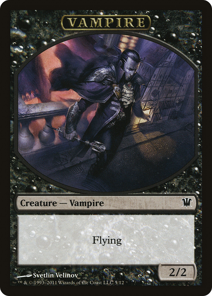 Blood // Vampire (0007) Double-Sided Token [Innistrad Remastered Tokens] | Cracking-Singles