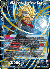 SS2 Trunks, Emotional Blow (Championship Selection Pack 2023 Vol.1) (Gold-Stamped) (P-454) [Tournament Promotion Cards] | Cracking-Singles