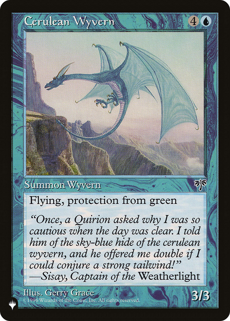 Cerulean Wyvern [The List Reprints] | Cracking-Singles