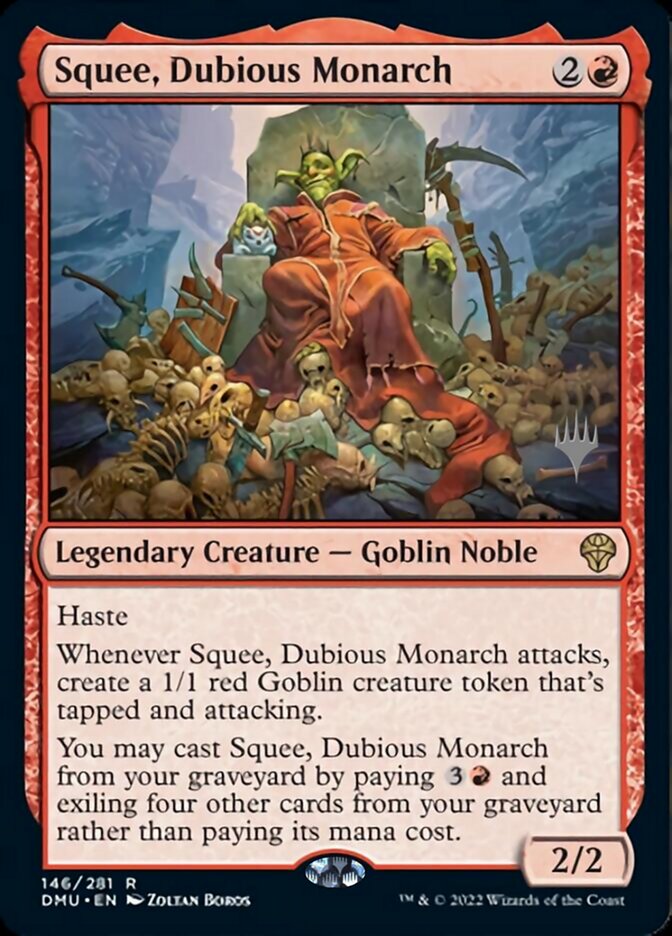 Squee, Dubious Monarch (Promo Pack) [Dominaria United Promos] | Cracking-Singles