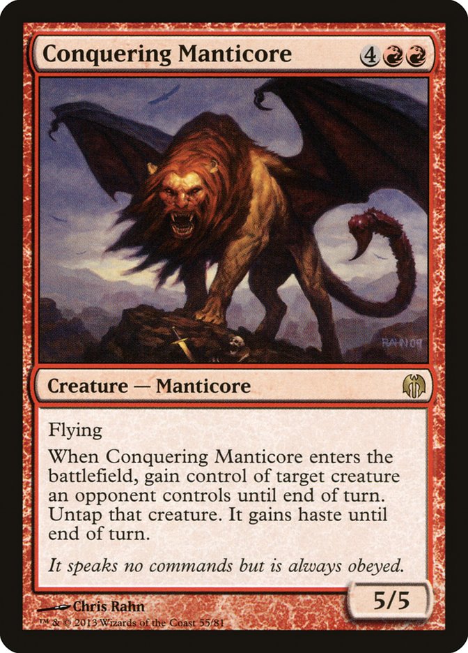 Conquering Manticore [Duel Decks: Heroes vs. Monsters] | Cracking-Singles