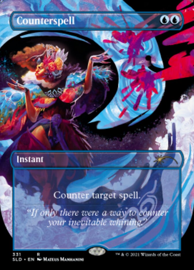 Counterspell (Borderless) [Secret Lair Drop Series] | Cracking-Singles