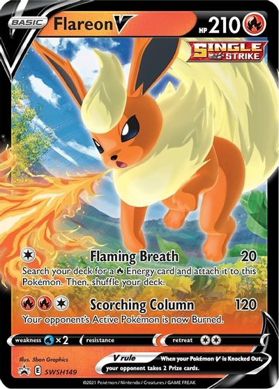 Flareon V (SWSH149) [Sword & Shield: Black Star Promos] | Cracking-Singles