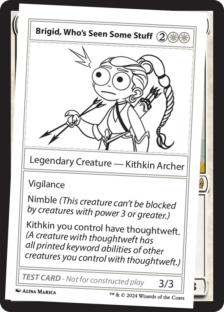 Brigid, Who's Seen Some Stuff [Mystery Booster 2 Playtest Cards] | Cracking-Singles