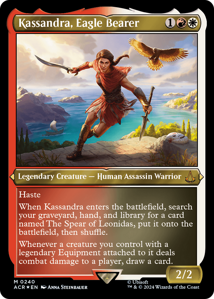 Kassandra, Eagle Bearer (Foil Etched) [Assassin's Creed] | Cracking-Singles