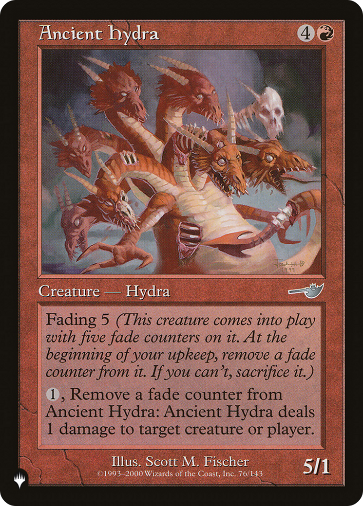 Ancient Hydra [The List] | Cracking-Singles