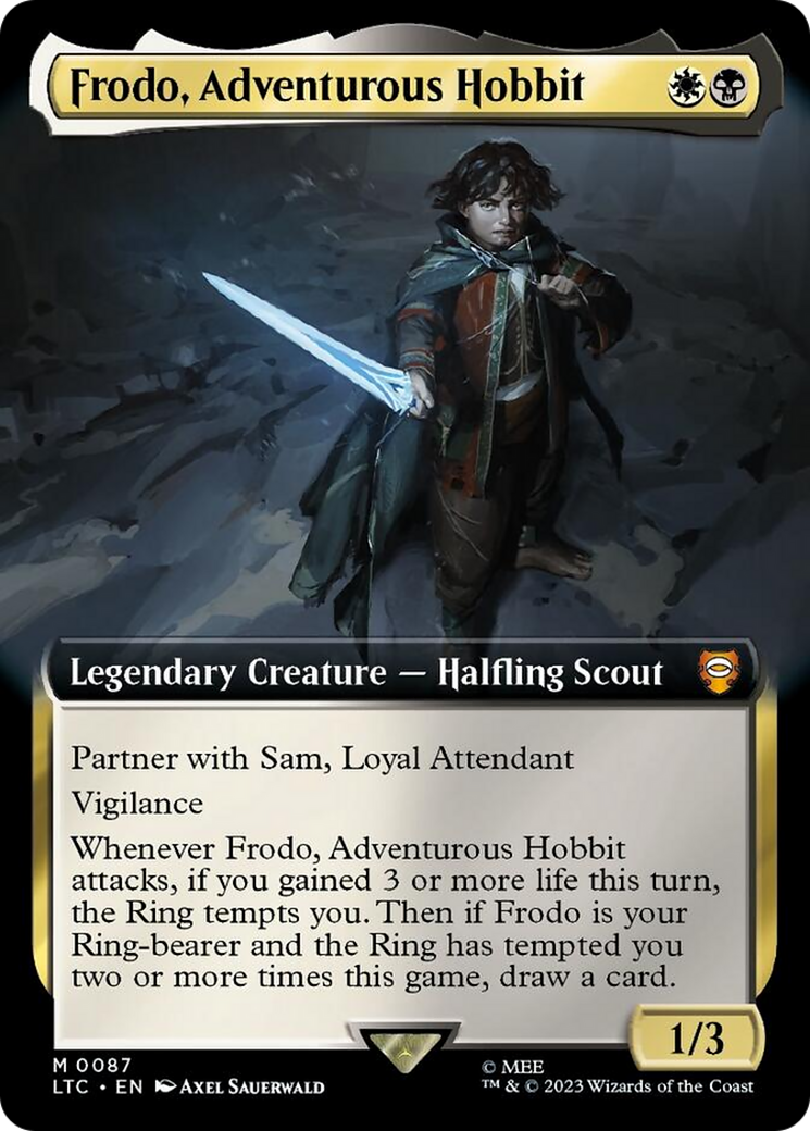 Frodo, Adventurous Hobbit (Extended Art) [The Lord of the Rings: Tales of Middle-Earth Commander] | Cracking-Singles