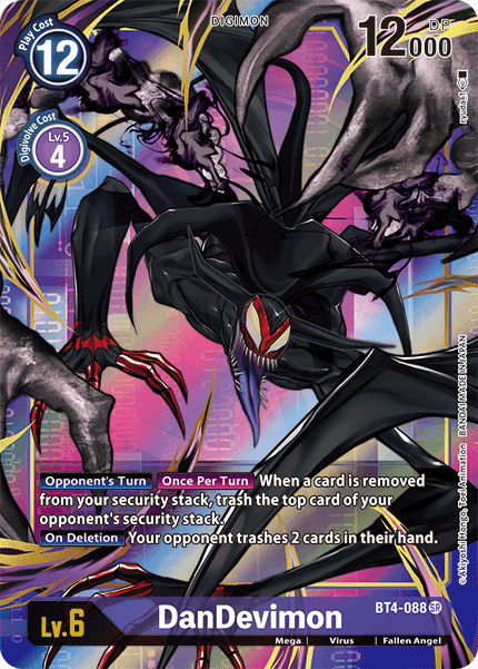 DanDevimon [BT4-088] (Alternate Art) [Great Legend] | Cracking-Singles