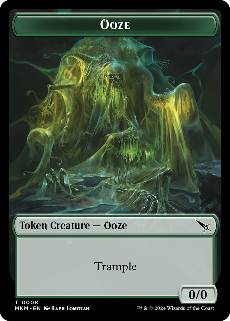 Ooze Token [Murders at Karlov Manor Tokens] | Cracking-Singles