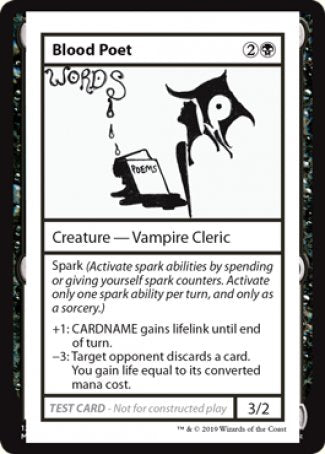 Blood Poet (2021 Edition) [Mystery Booster Playtest Cards] | Cracking-Singles