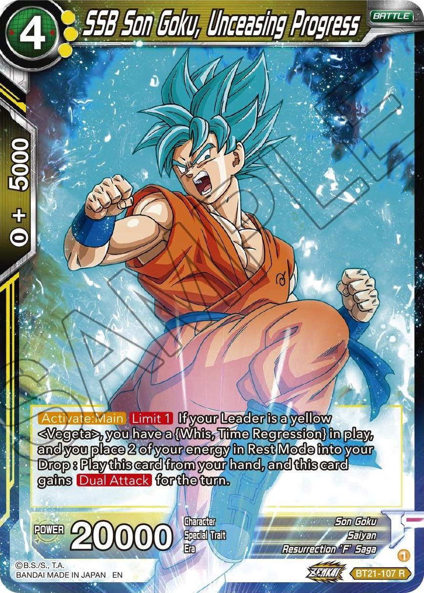 SSB Son Goku, Unceasing Progress (BT21-107) [Wild Resurgence] | Cracking-Singles