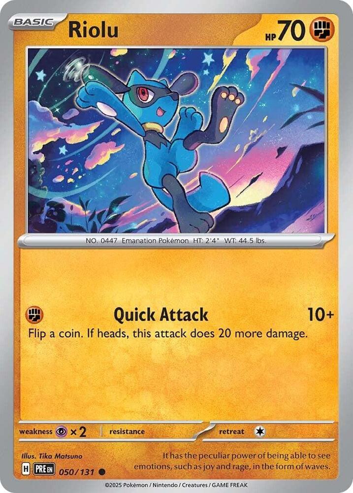 Riolu (050/131) [Scarlet & Violet: Prismatic Evolutions] | Cracking-Singles