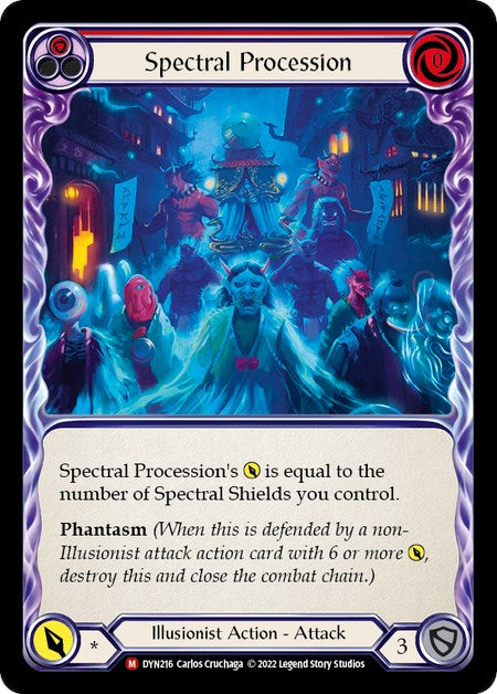 Spectral Procession [DYN216] (Dynasty)  Rainbow Foil | Cracking-Singles