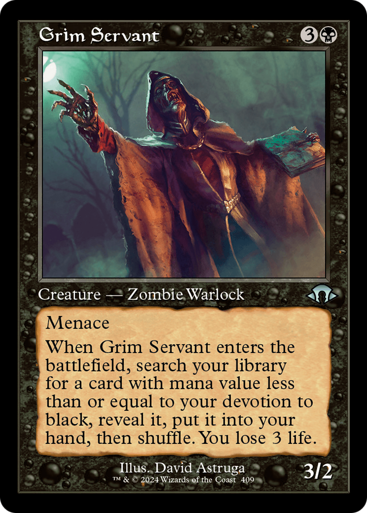 Grim Servant (Retro) [Modern Horizons 3] | Cracking-Singles