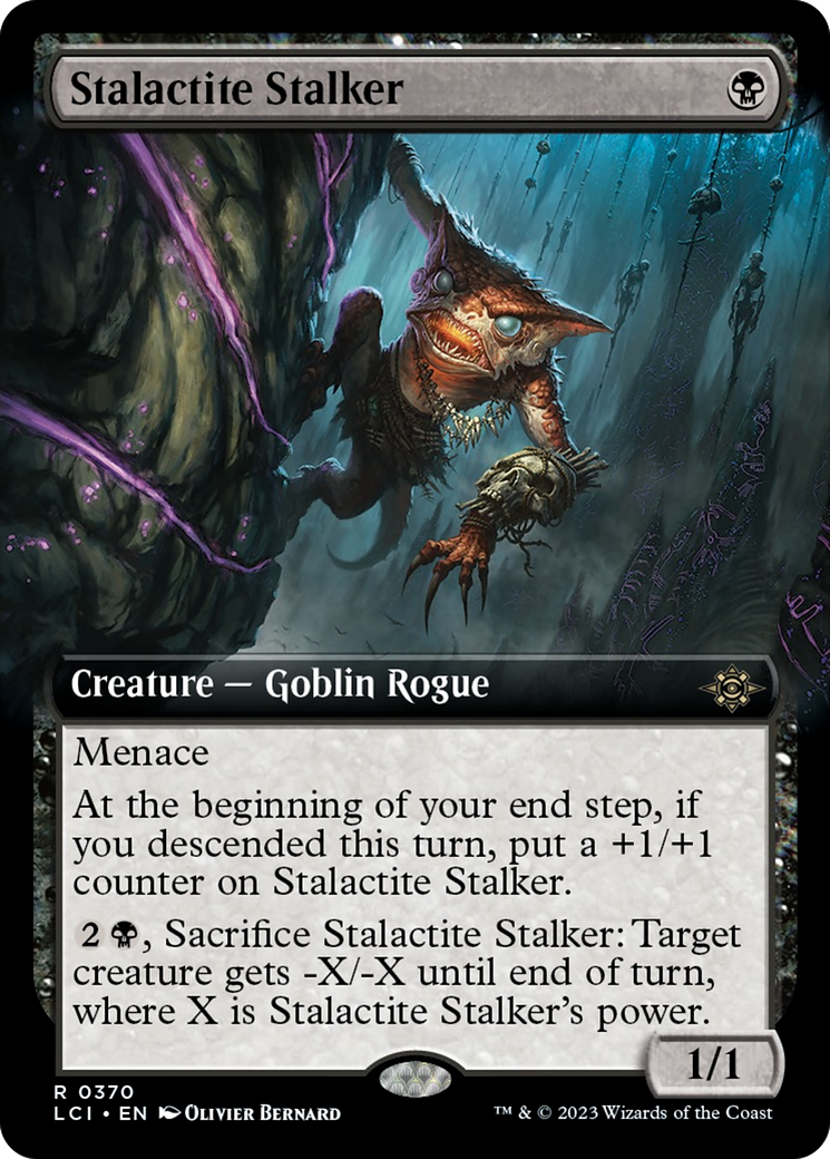 Stalactite Stalker (Extended Art) [The Lost Caverns of Ixalan] | Cracking-Singles