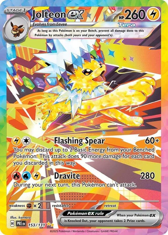 Jolteon ex (153/131) [Scarlet & Violet: Prismatic Evolutions] | Cracking-Singles