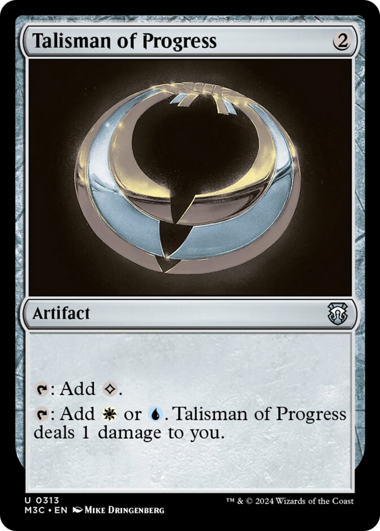 Talisman of Progress (Ripple Foil) [Modern Horizons 3 Commander] | Cracking-Singles