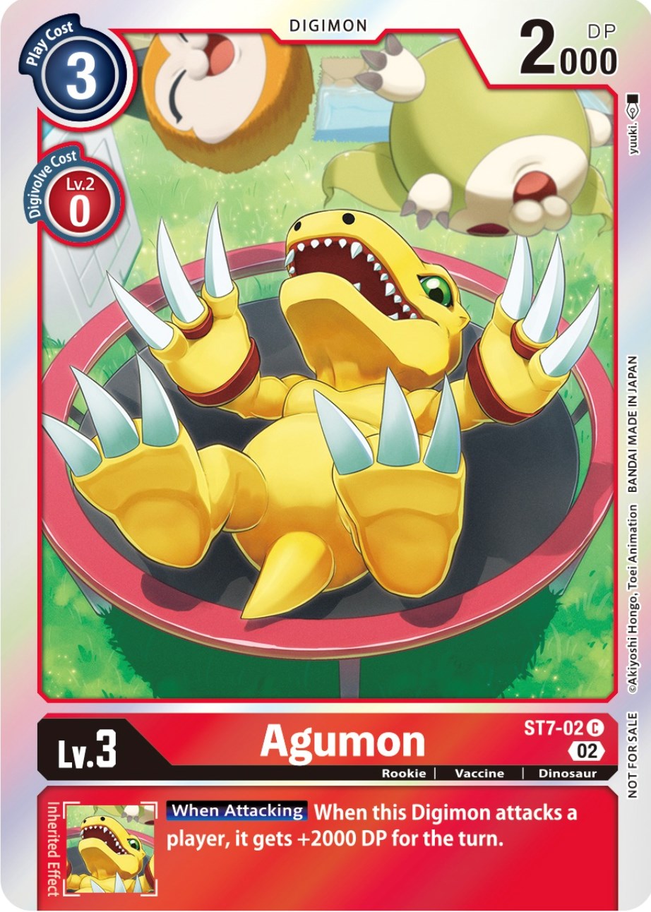 Agumon [ST7-02] (Official Tournament Pack Vol.8) [Starter Deck: Gallantmon Promos] | Cracking-Singles