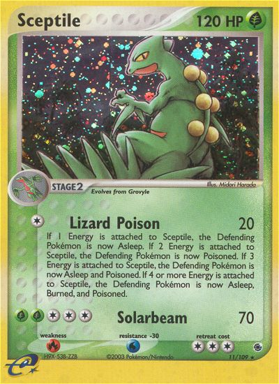 Sceptile (11/109) [EX: Ruby & Sapphire] | Cracking-Singles