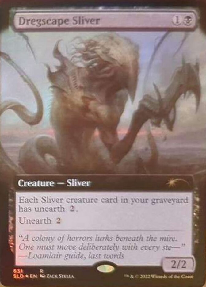 Dregscape Sliver (Extended Art) [Secret Lair Drop Promos] | Cracking-Singles