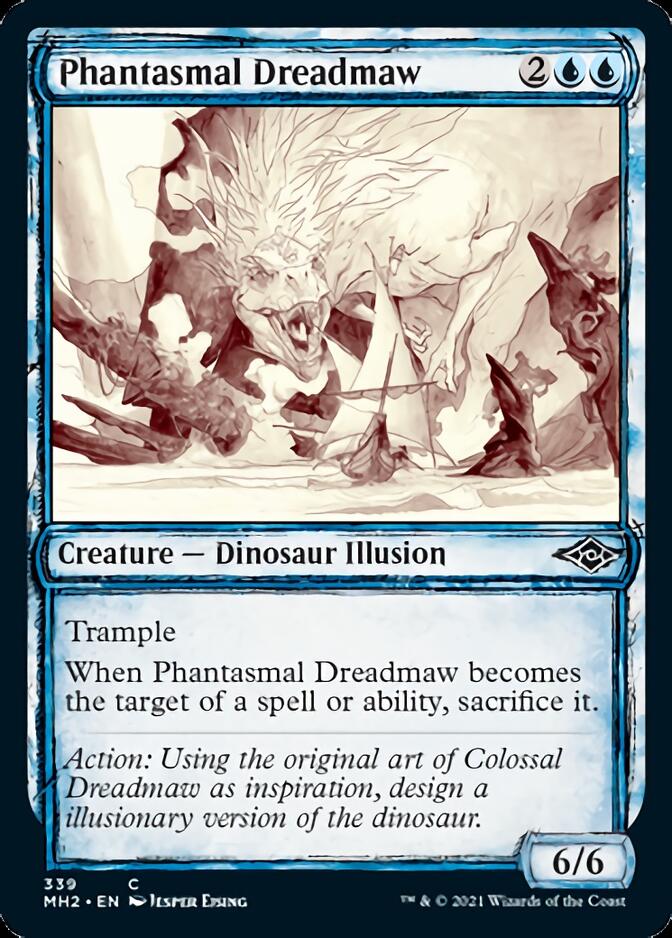 Phantasmal Dreadmaw (Sketch) [Modern Horizons 2] | Cracking-Singles