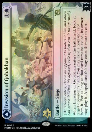 Invasion of Gobakhan // Lightshield Array [March of the Machine Prerelease Promos] | Cracking-Singles