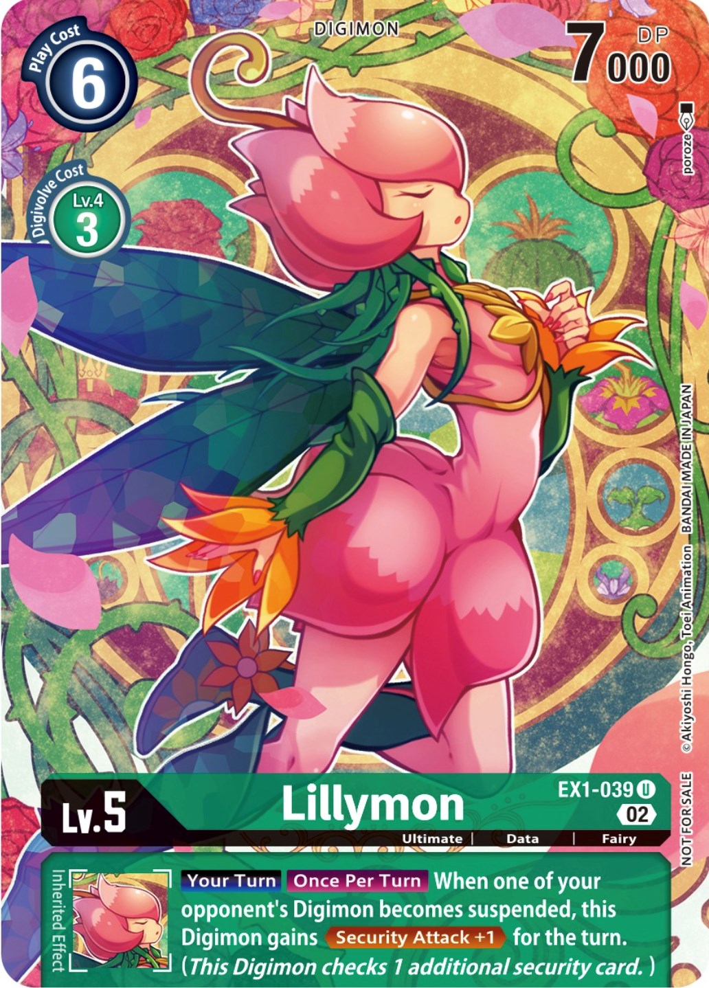 Lillymon [EX1-039] (Digimon Illustration Competition Promotion Pack) [Classic Collection Promos] | Cracking-Singles