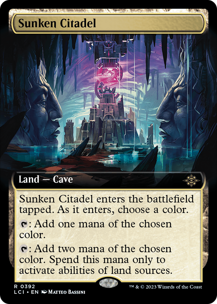 Sunken Citadel (Extended Art) [The Lost Caverns of Ixalan] | Cracking-Singles