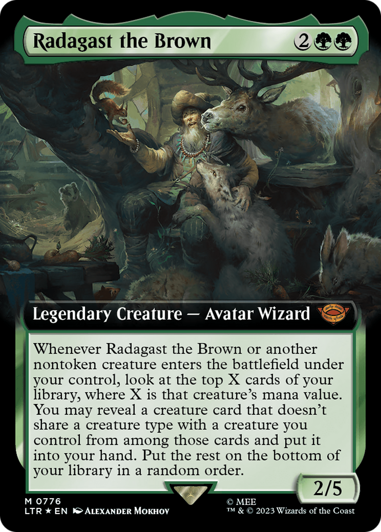 Radagast the Brown (Extended Art) (Surge Foil) [The Lord of the Rings: Tales of Middle-Earth] | Cracking-Singles