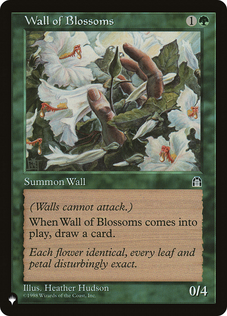 Wall of Blossoms [The List Reprints] | Cracking-Singles