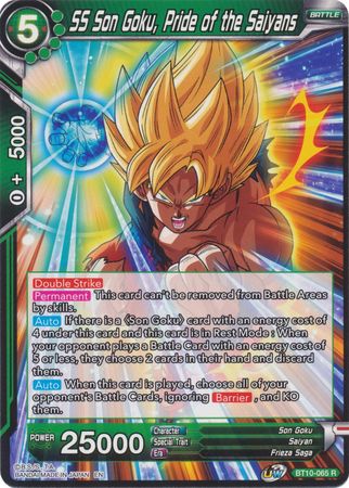 SS Son Goku, Pride of the Saiyans (BT10-065) [Rise of the Unison Warrior 2nd Edition] | Cracking-Singles