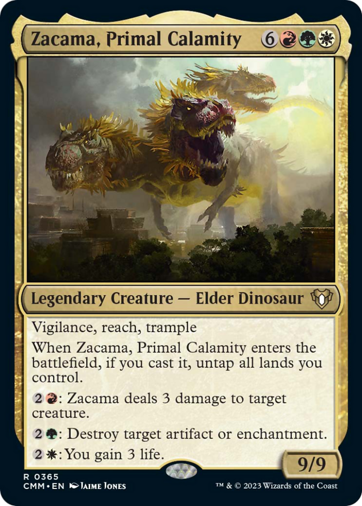 Zacama, Primal Calamity [Commander Masters] | Cracking-Singles