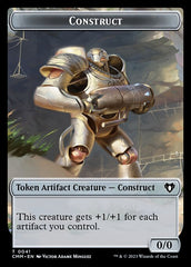 Elemental (0026) // Construct (0041) Double-Sided Token [Commander Masters Tokens] | Cracking-Singles