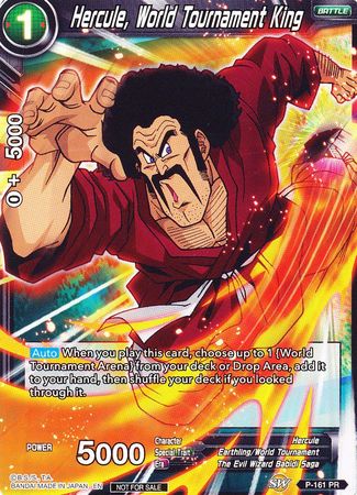 Hercule, World Tournament King (Power Booster) (P-161) [Promotion Cards] | Cracking-Singles