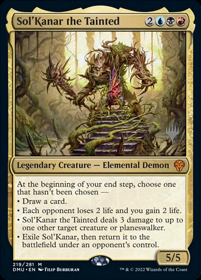 Sol'Kanar the Tainted (Promo Pack) [Dominaria United Promos] | Cracking-Singles